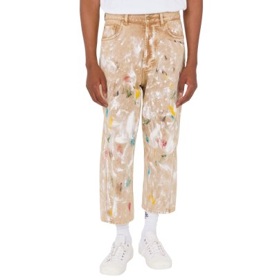 THE PRINTED STRETCH COTTON BULL TROUSERS